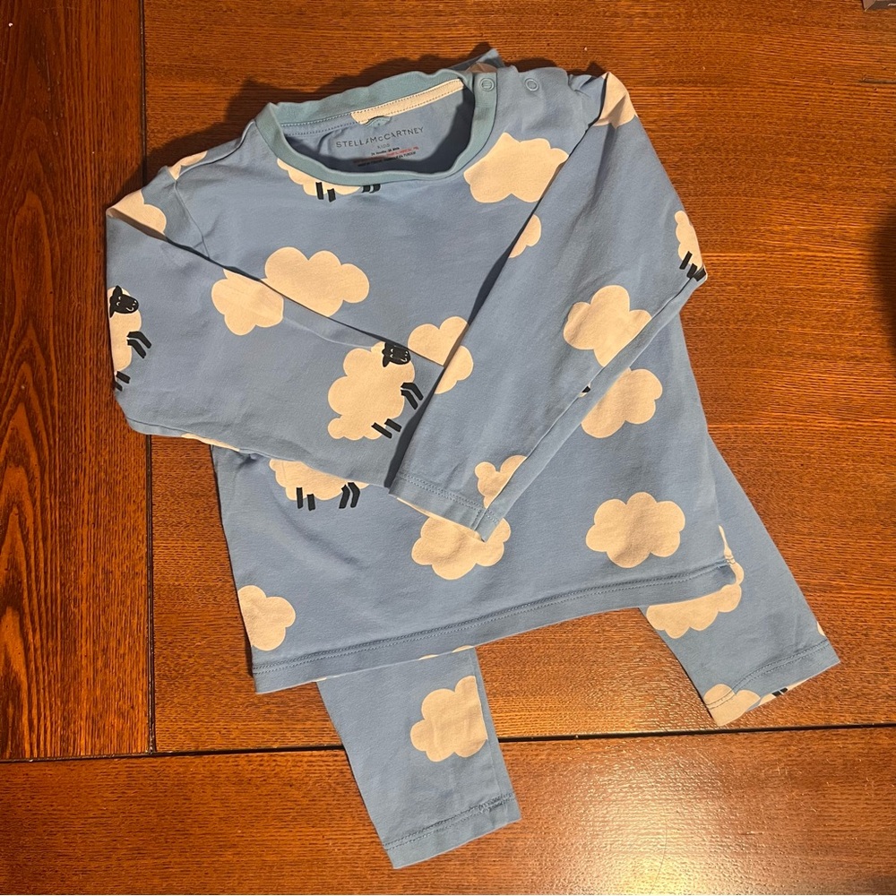 Stella McCartney Blue Cloud Sheep Kids Set